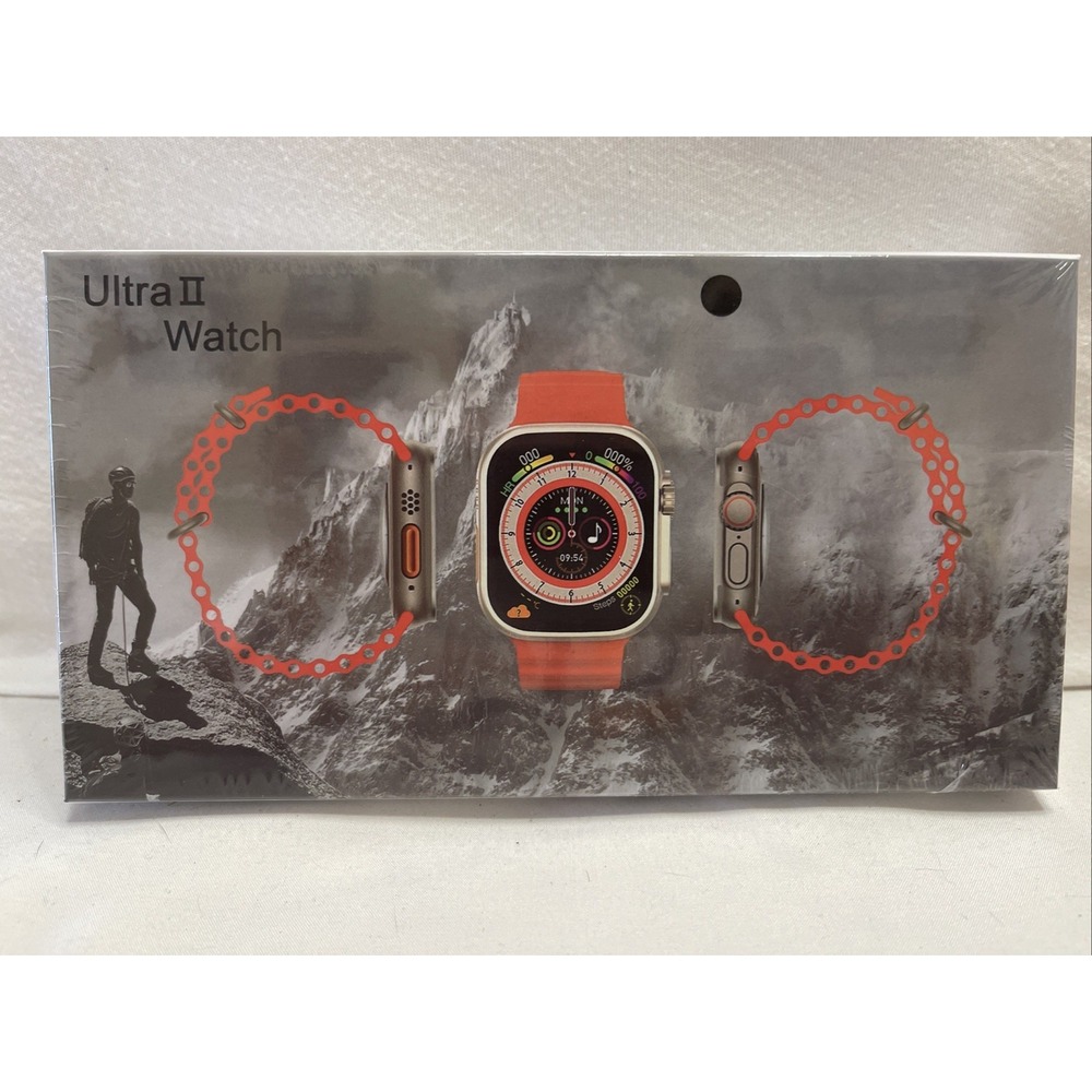 Ultra II Watch Smartwatch Fitness‎ Tracker Heart Rate Bluetooth - NEW